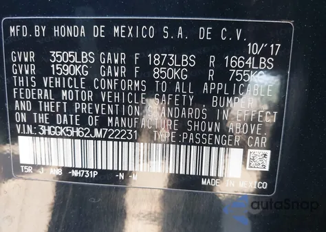 2018 Honda Fit Sport z USA, uszkodzony, nr VIN 3HGGK5H62JM722231